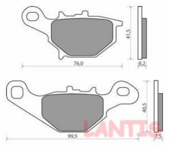 MP152 KLOCKI HAMULCOWE SIFFERT