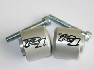 KONCOWKI KIEROWNICY  YAMAHA YZF 1000 R1 R-1 silver
