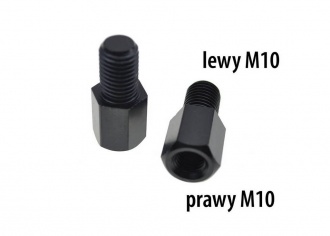 PRZEJ�CIE REDUKCJA GWINT LUSTERKA M10P/M10L CZARNY