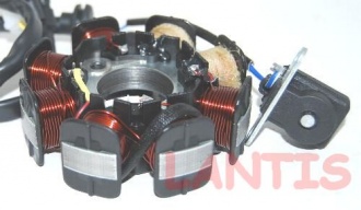 STATOR ISKROWNIK GY6-50 DELFIN WILGA VAPOR 4PRZ.