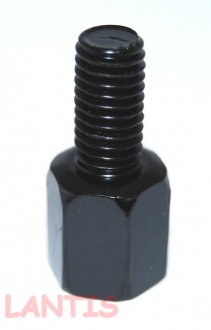 ADAPTER REDUKCJA GWINTU LUSTERKA R>R 10>8 CZARNA